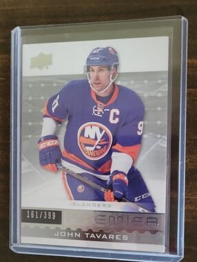 2016/17 Premier John Tavares New York Islanders Hockey Card - Blue & Orange